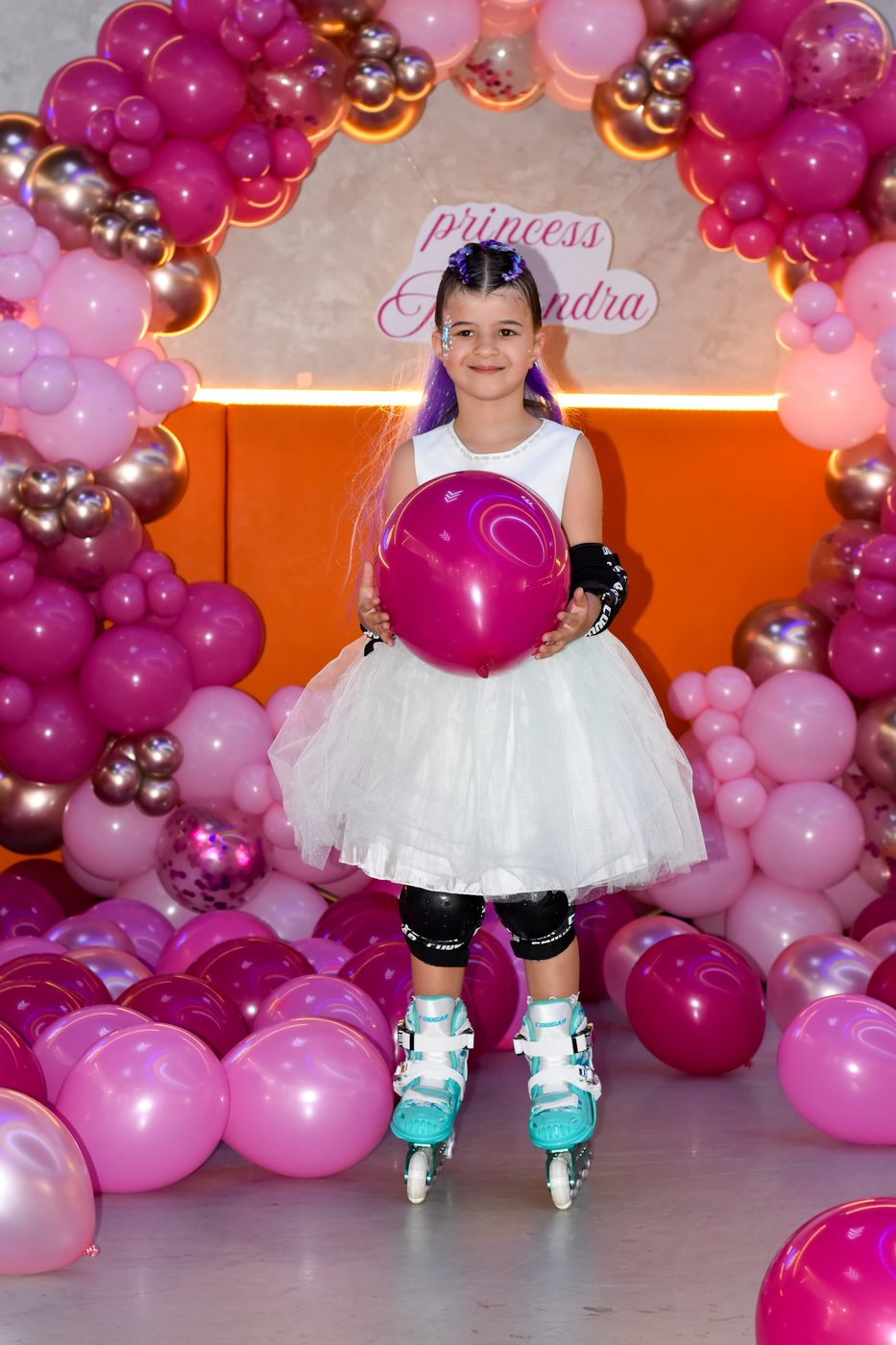 Birthday party decorations at GoSkate UAE